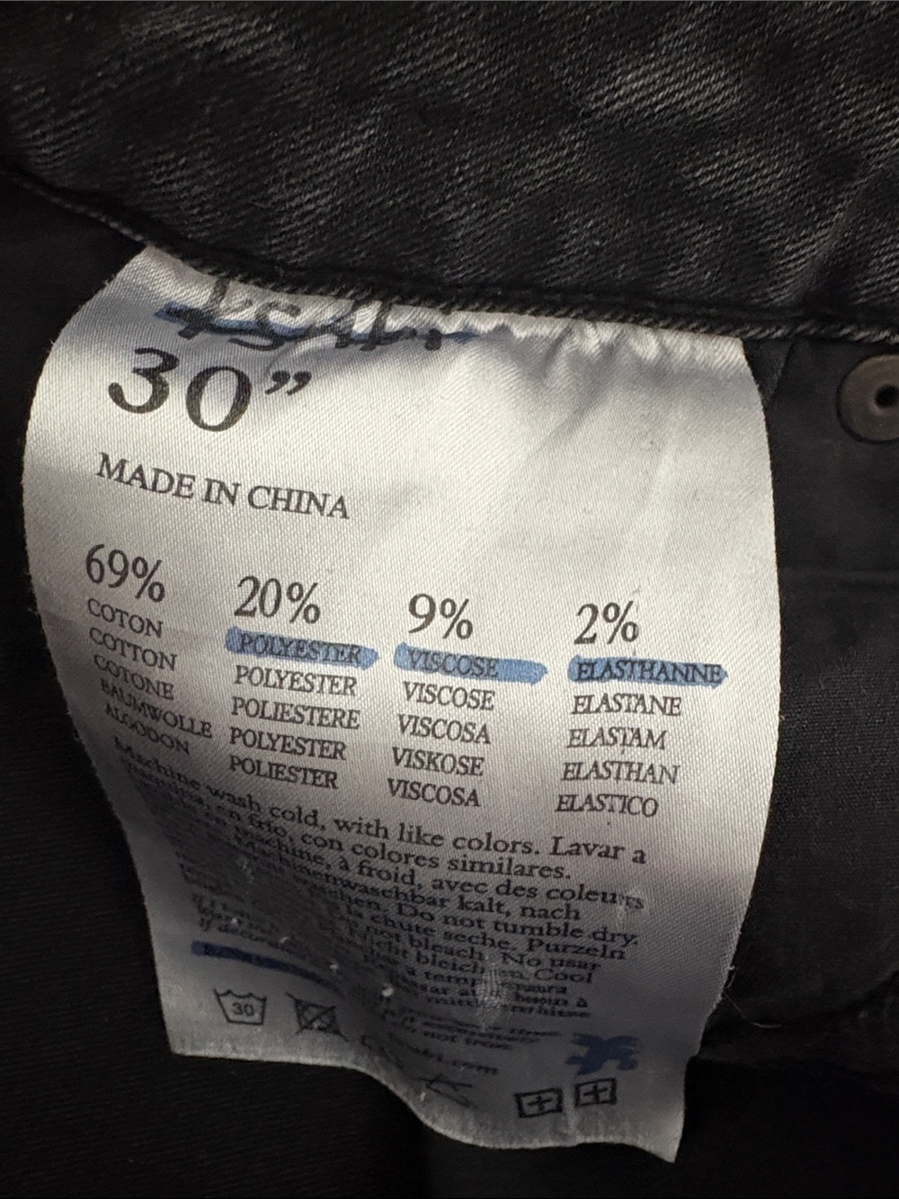 Ksubi Black Skinny Jeans with Graphic Back Pocket - Picture 2 of 2